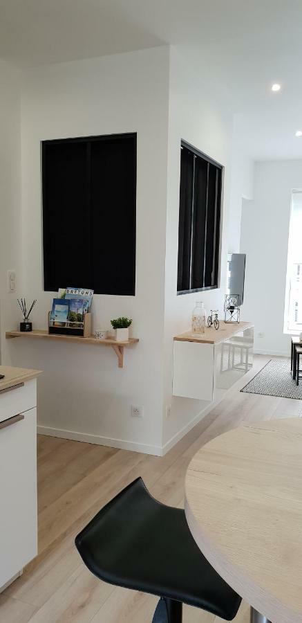 Le P'Tit Atelier, Terrasse Privative Appartement Lorient Buitenkant foto