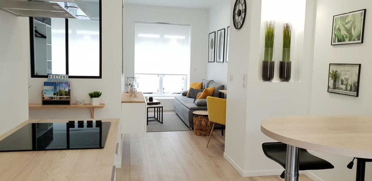Le P'Tit Atelier, Terrasse Privative Appartement Lorient Buitenkant foto